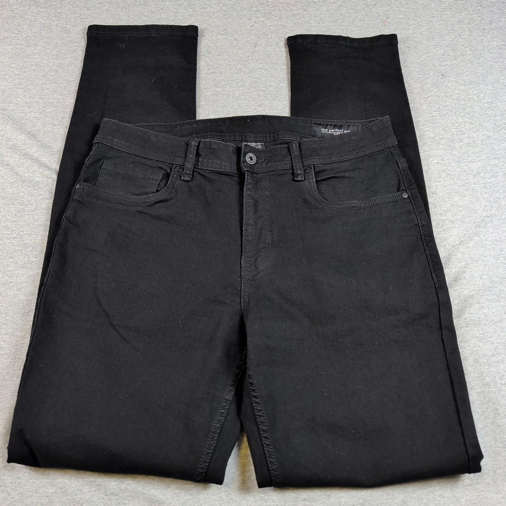 The Perfect Jean NYC Slim Thick Black Stretch Jeans 34x36 JU9TSBBDT36